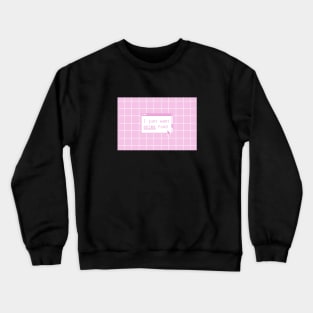 I want anime food Crewneck Sweatshirt